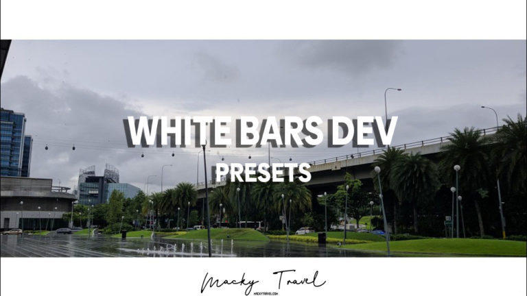 white bars preset