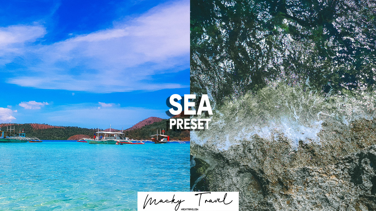 free sea preset dng xmp lightroom