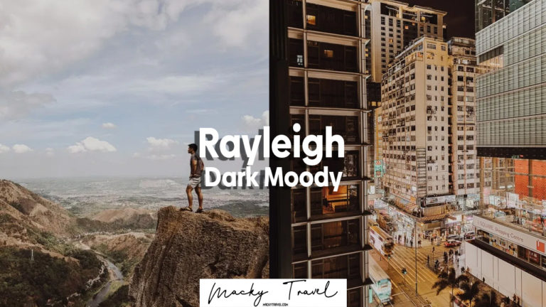 Rayleigh dark moody lightroom preset