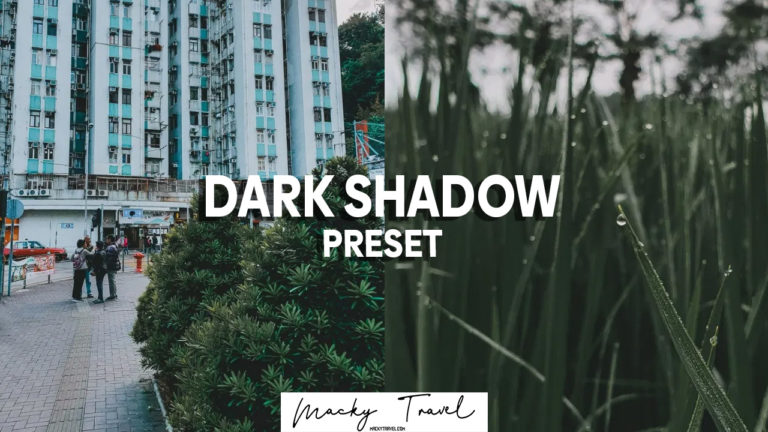 dark shadow lightroom preset