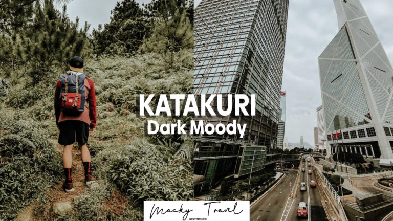katakuri dark moody lightroom preset