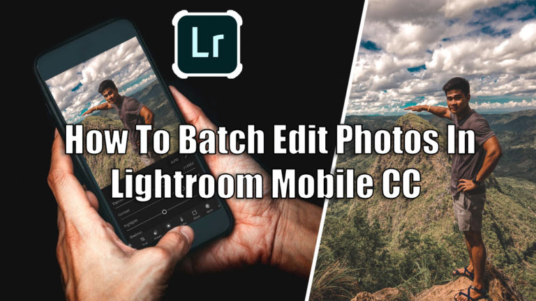 Batch Editing Lightroom mobile cc
