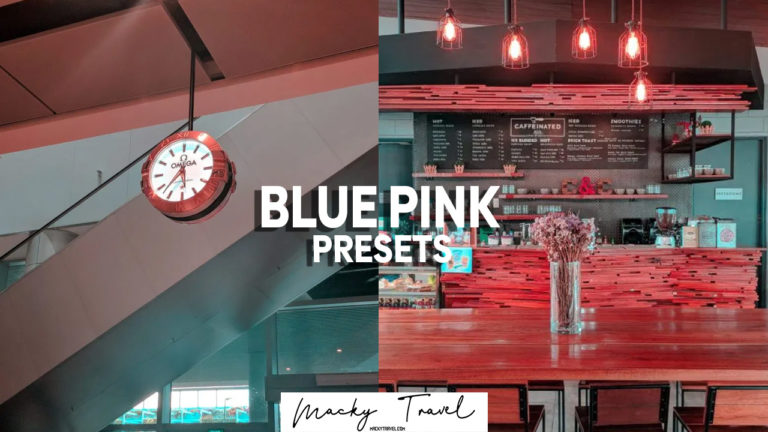 blue pink lightroom presets