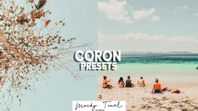 premium coron beach lightroom preset