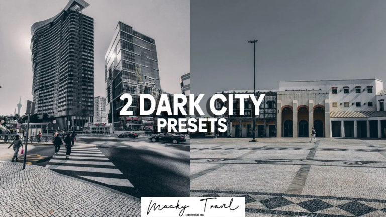 2 Premium dark city lightroom presets