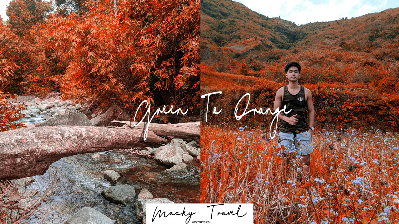 green to orange lightroom preset