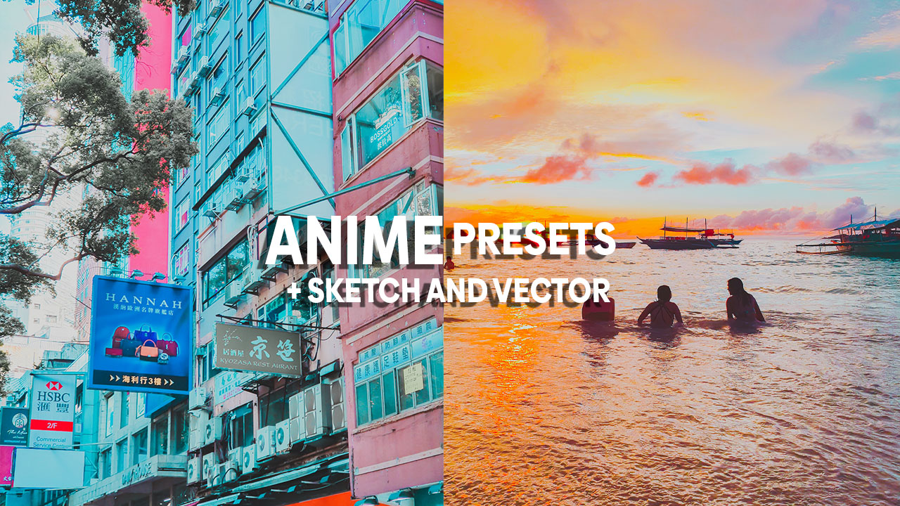 Anime Vector Sketch Lightroom Presets